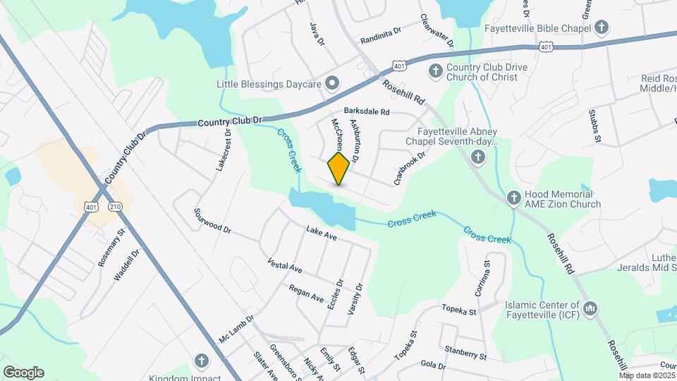 3430 Bennett Dr Map and Location Details