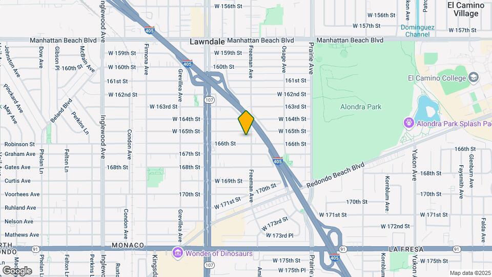 4209 W 166th St Mapa y Detalles de la Ubicación