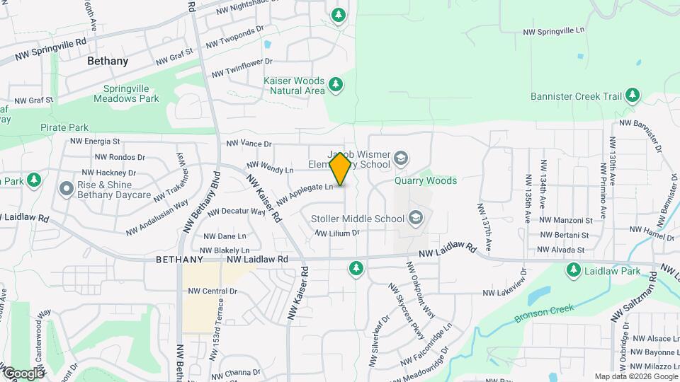 14606 NW Applegate Ln Map and Location Details