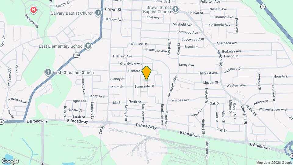 606 Anderson St Mapa y Detalles de la Ubicación