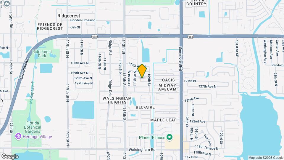 11021 127th Ave N Map and Location Details
