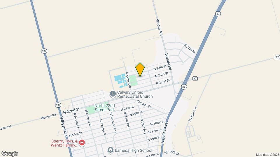 214 N 23rd St Map and Location Details