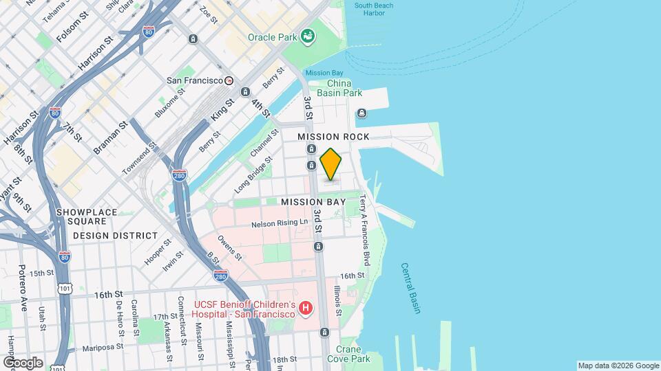 435 China Basin St, Unit Madrone 107 Map and Location Details