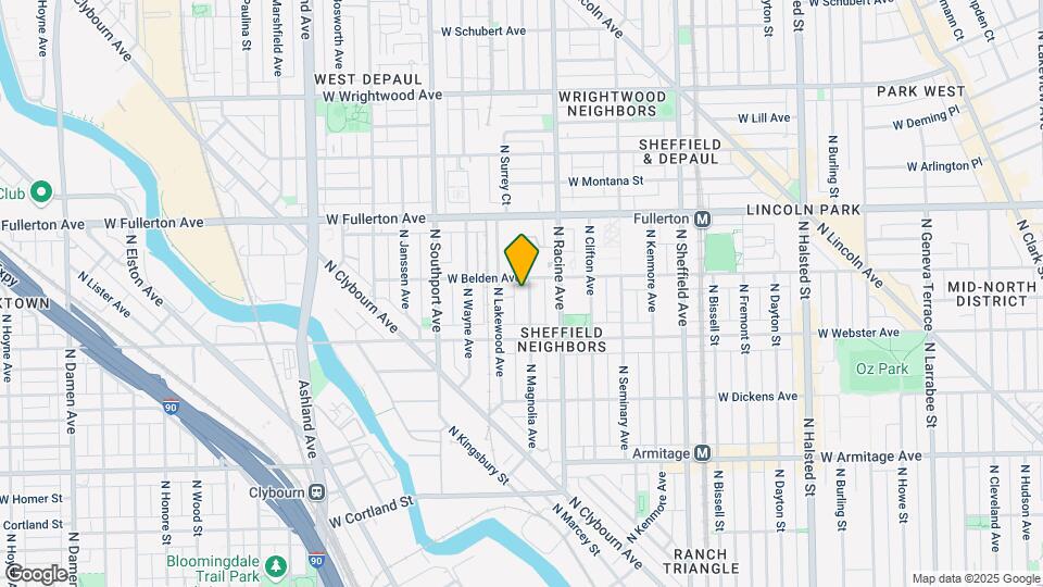 2246 N Magnolia Ave Map and Location Details
