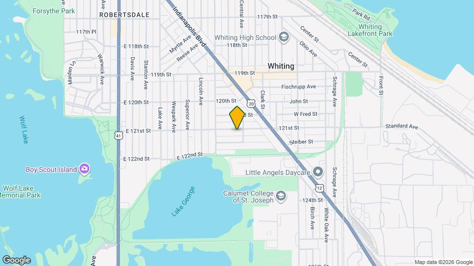 1242 121st St Map and Location Details