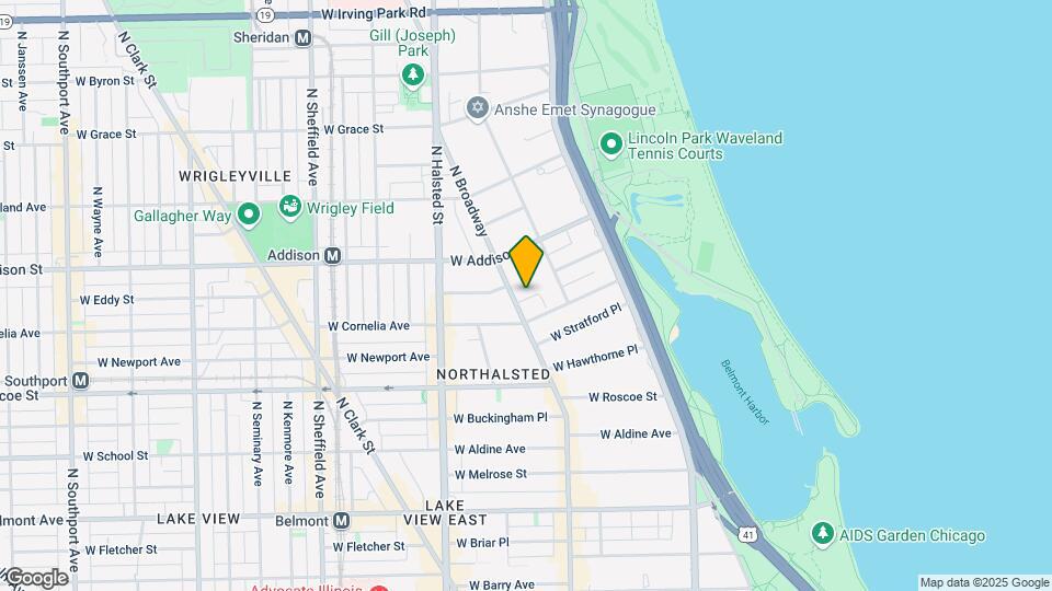 3525 N Broadway St, Unit 1W Mapa y Detalles de la Ubicación