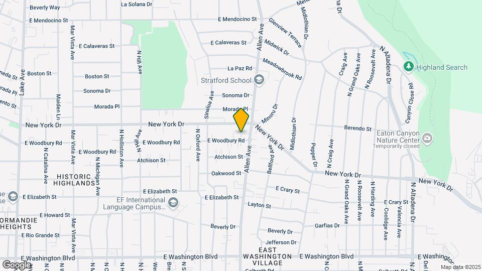 1821 E Woodbury Rd Map and Location Details