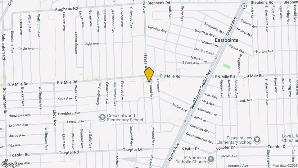 22395 Elmwood Ave Mapa y Detalles de la Ubicación