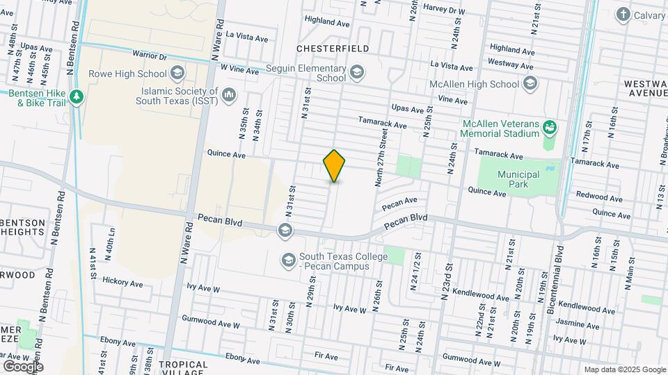 1600 N 29th St Map and Location Details