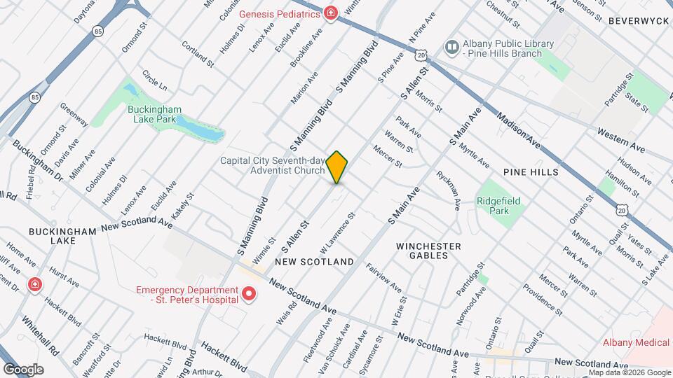 189 S Allen St Map and Location Details