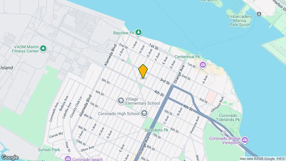 352 F Ave Map and Location Details