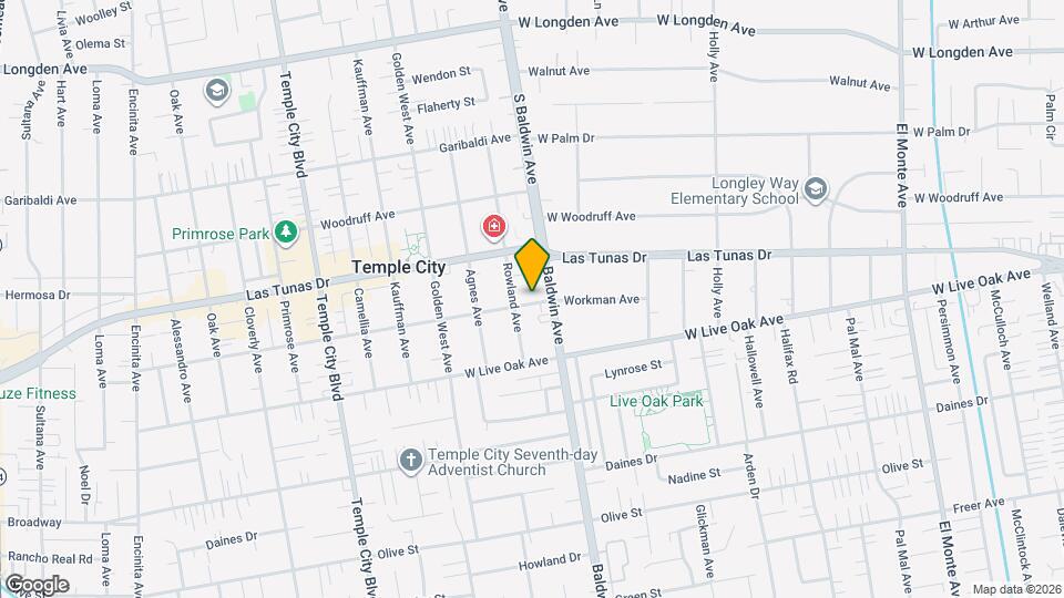 9961 Workman Ave Map and Location Details