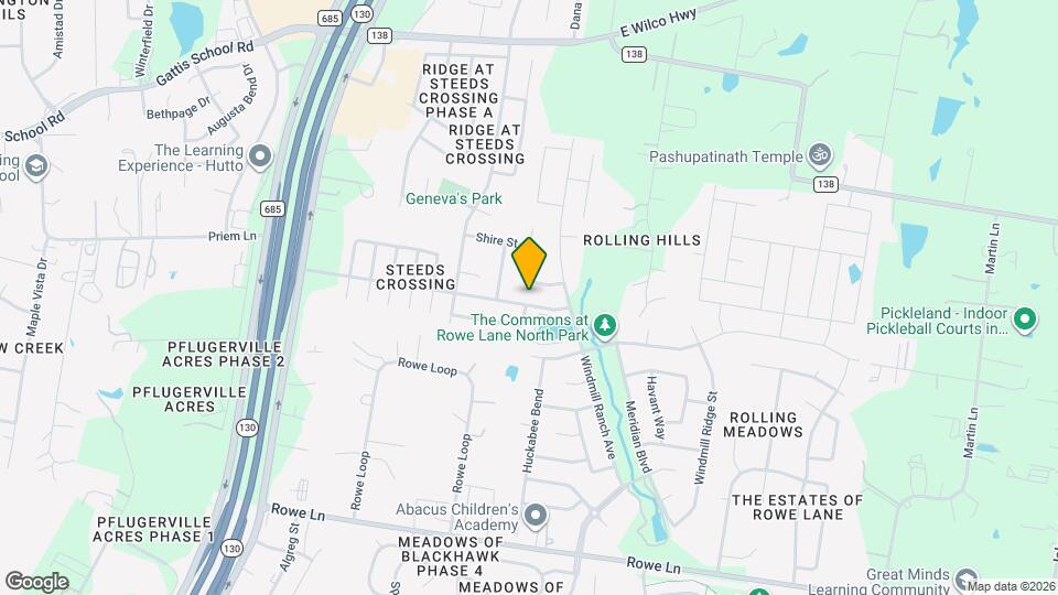 1910 Steeds Crossing Map and Location Details