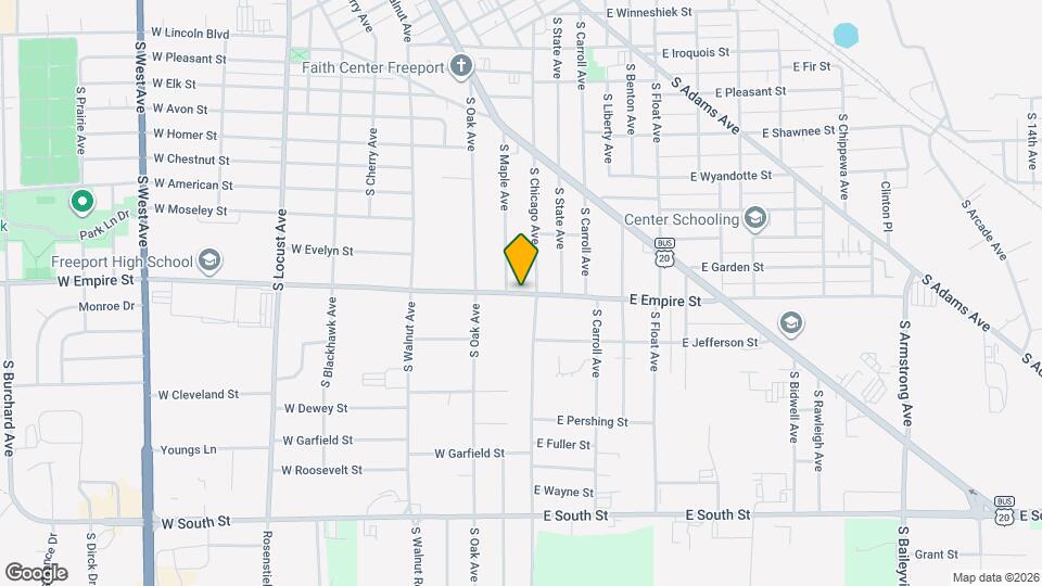 12 W Empire St Map and Location Details