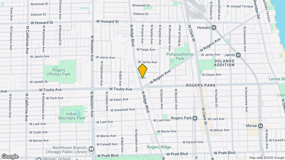 7231 N Ridge Blvd Mapa y Detalles de la Ubicación