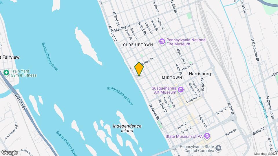 1701 N Front St Map and Location Details