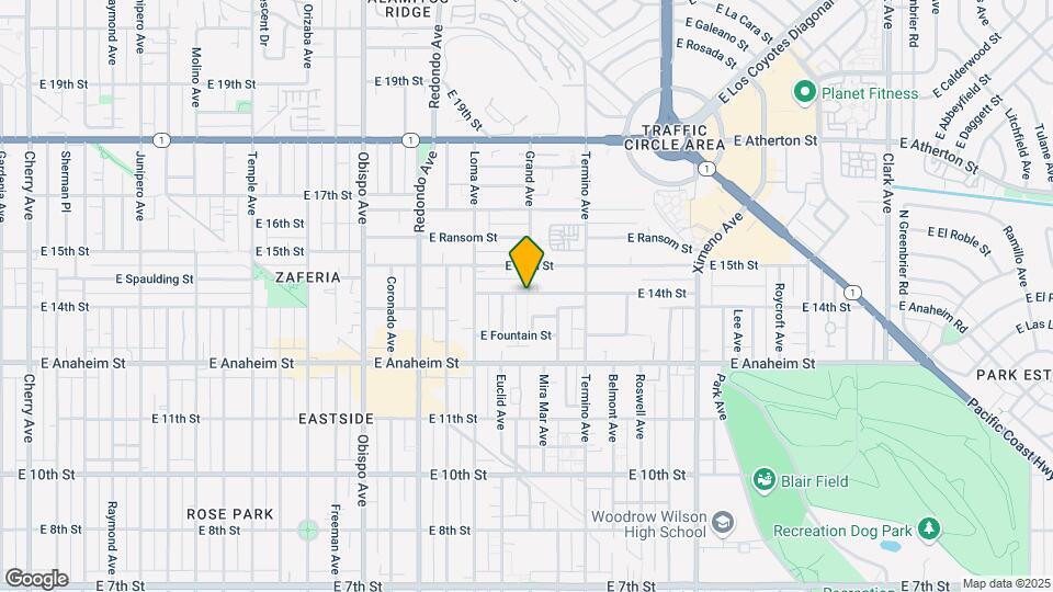 3728 E 14th St Map and Location Details
