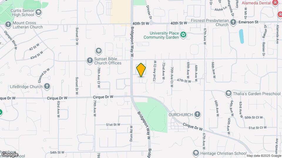 7315 46th St Ct W Map and Location Details