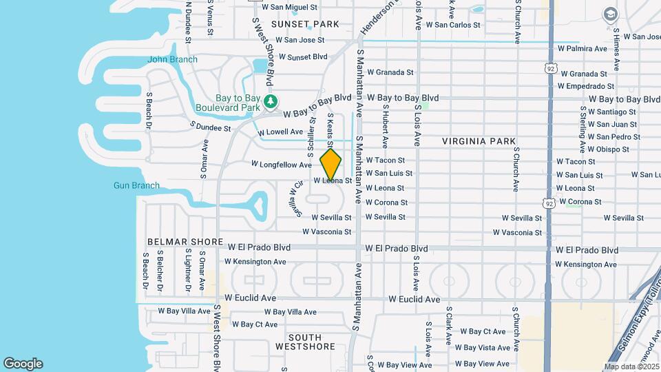 4506 W Leona St Map and Location Details