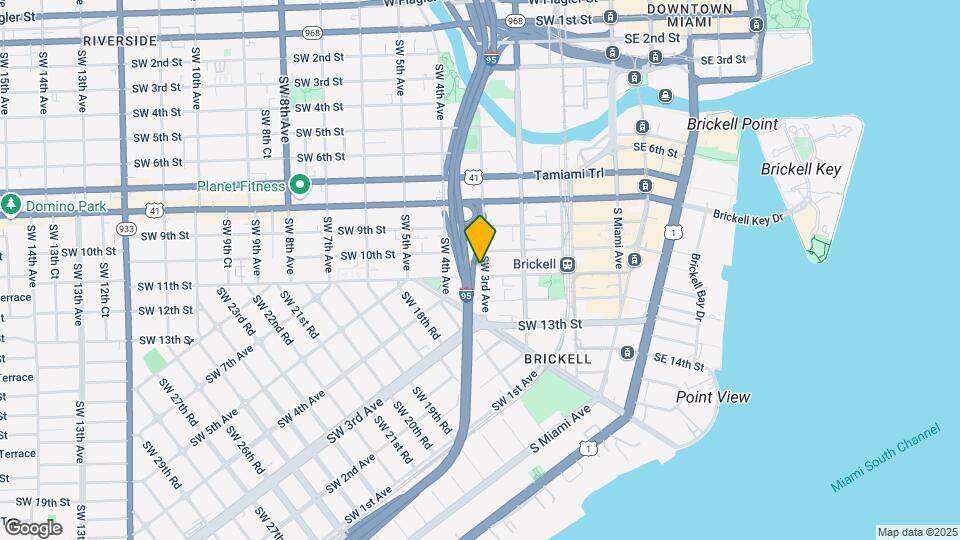 1036 SW 3rd Ave Map and Location Details