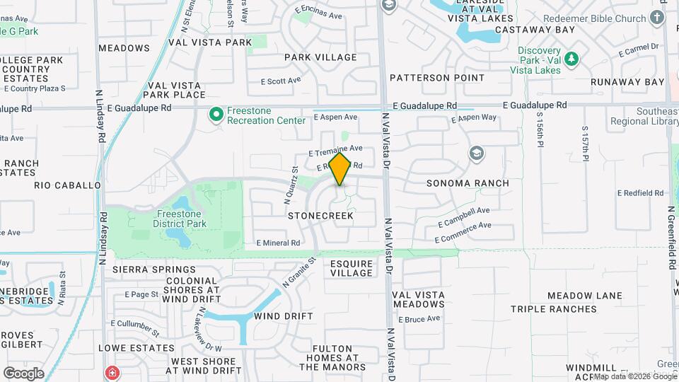 549 N Granite St Map and Location Details