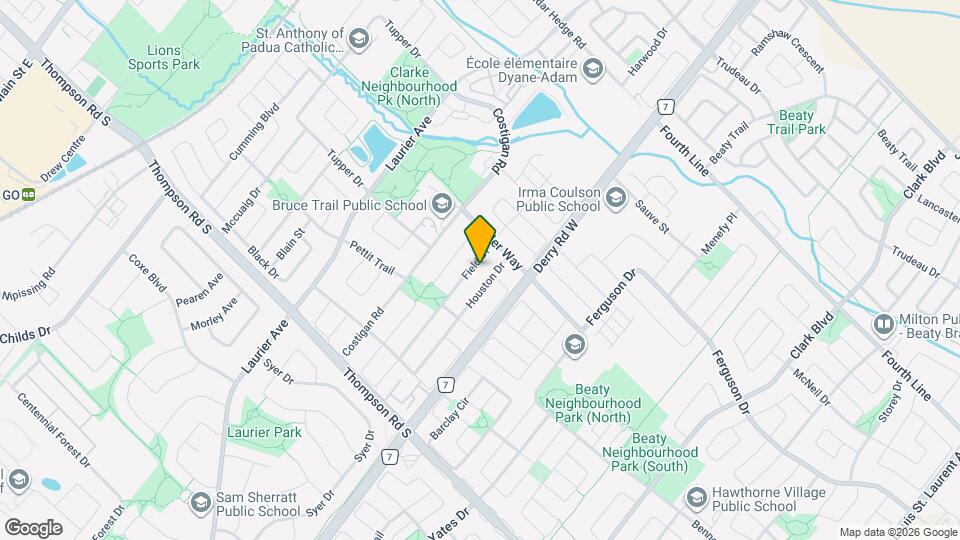 1220 Field Dr Map and Location Details