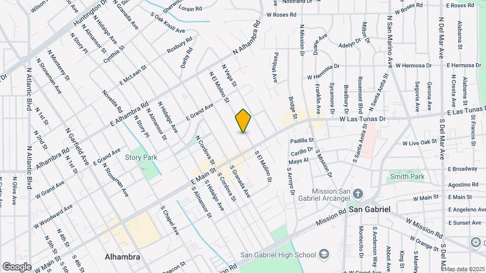 23-25 N El Molino St Map and Location Details