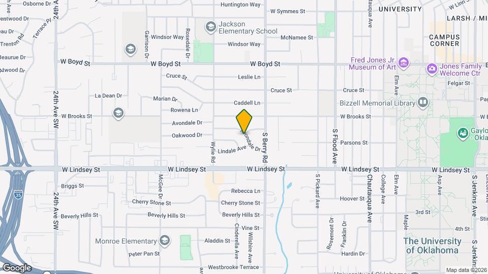 1230 Avondale Dr Map and Location Details