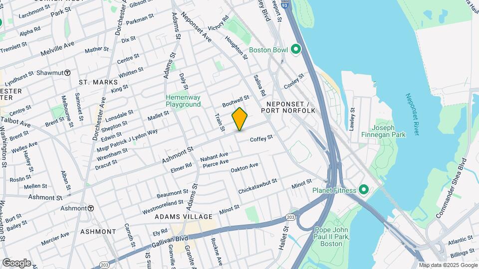 555 Ashmont St, Unit 3 Map and Location Details