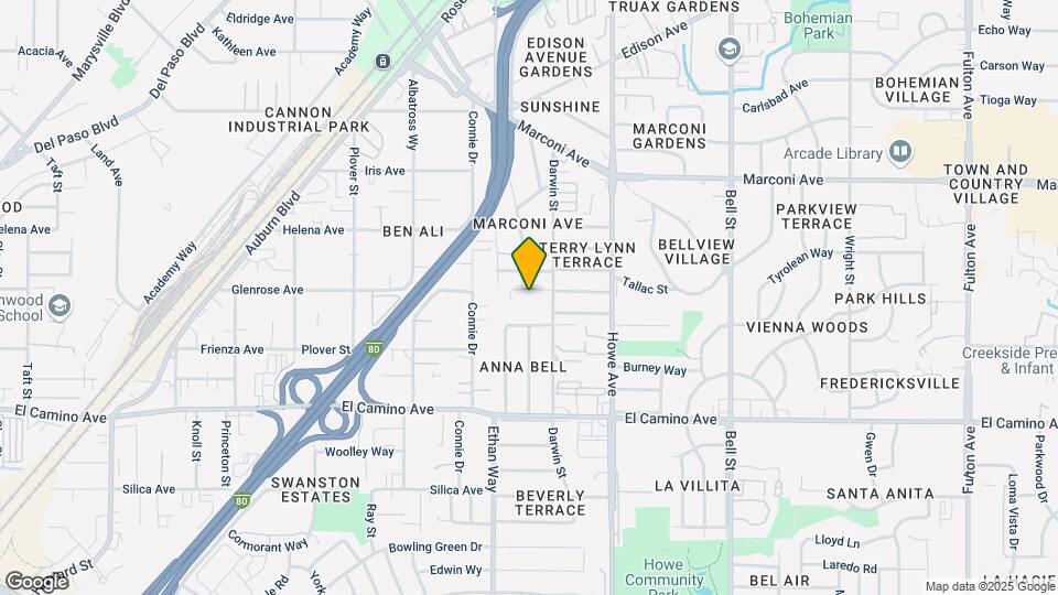 Parkwood Square Apartments Map and Location Details
