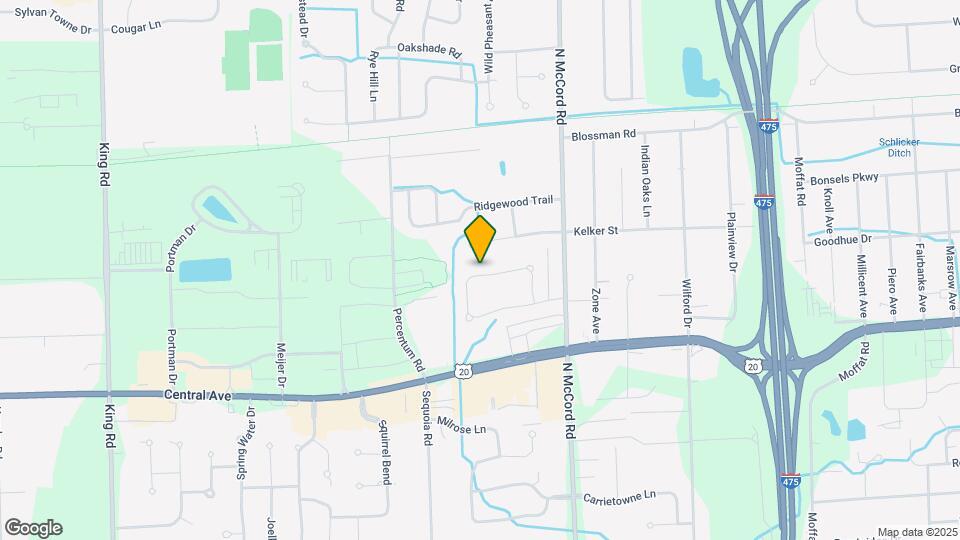 6832 Woodmeadow Dr Map and Location Details