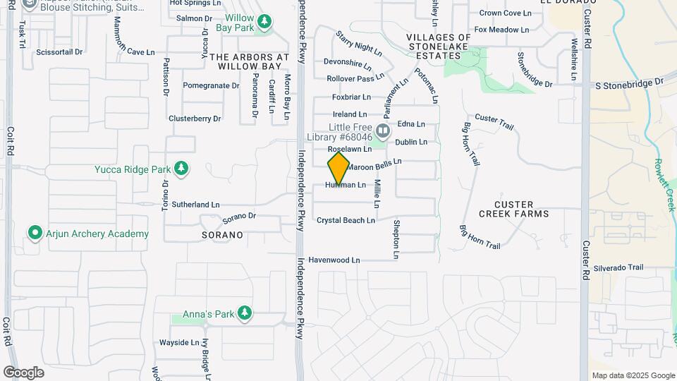 14759 Huffman Ln Map and Location Details