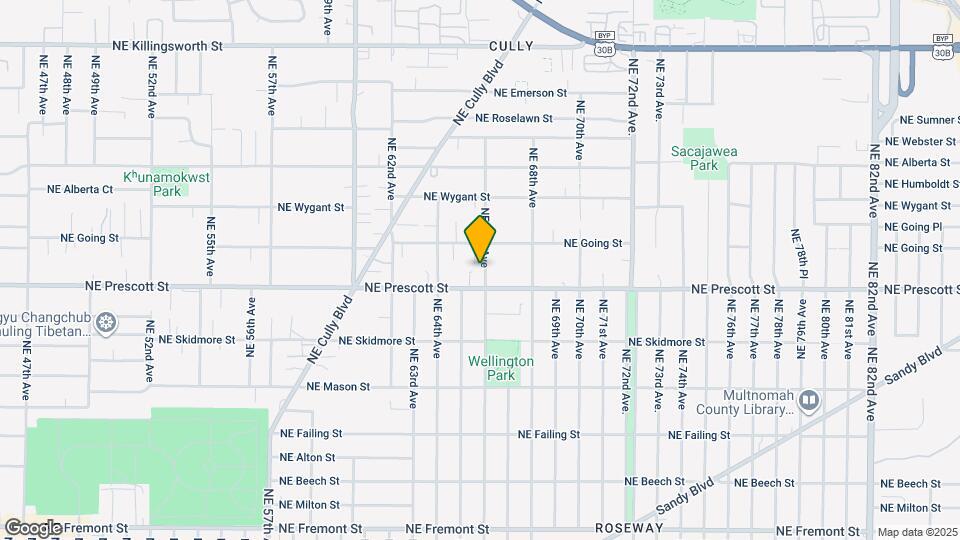 4533 NE 66th Ave Map and Location Details