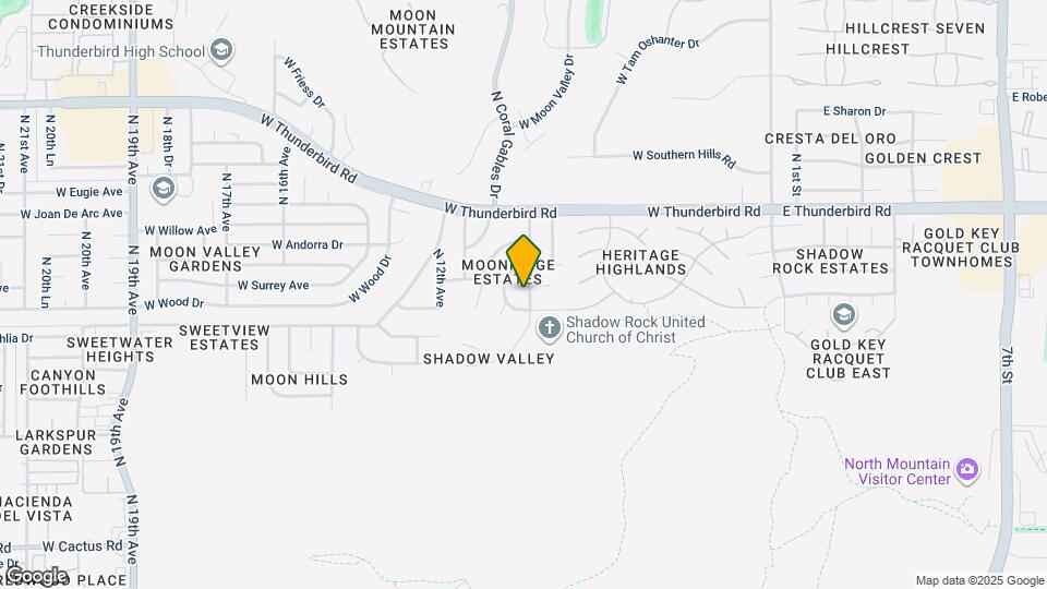 13034 N 8th Ave Map and Location Details