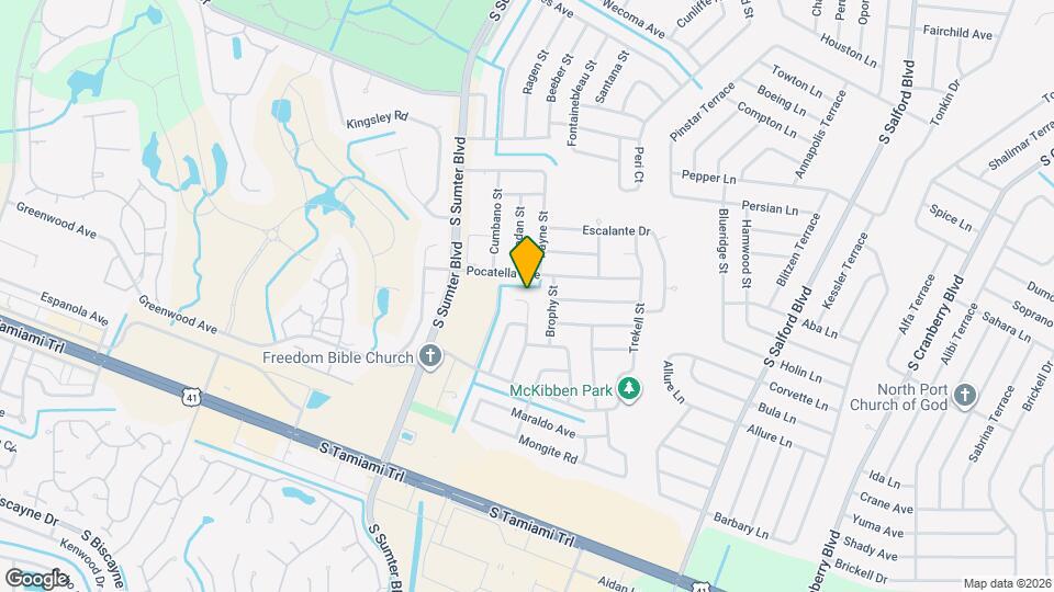 5136 Cambay St Map and Location Details