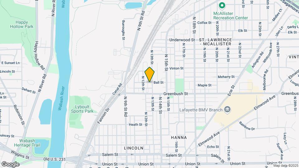 1526 N 13th St Mapa y Detalles de la Ubicación