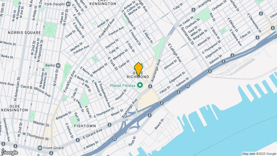 2607 E Hagert St Map and Location Details