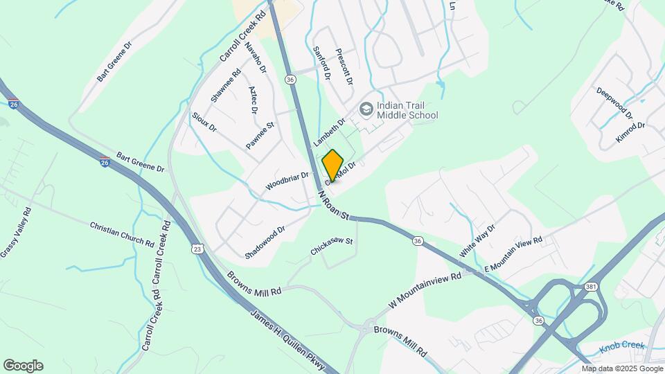 102 Car Mol Dr, Unit Oak Hill condominium Map and Location Details