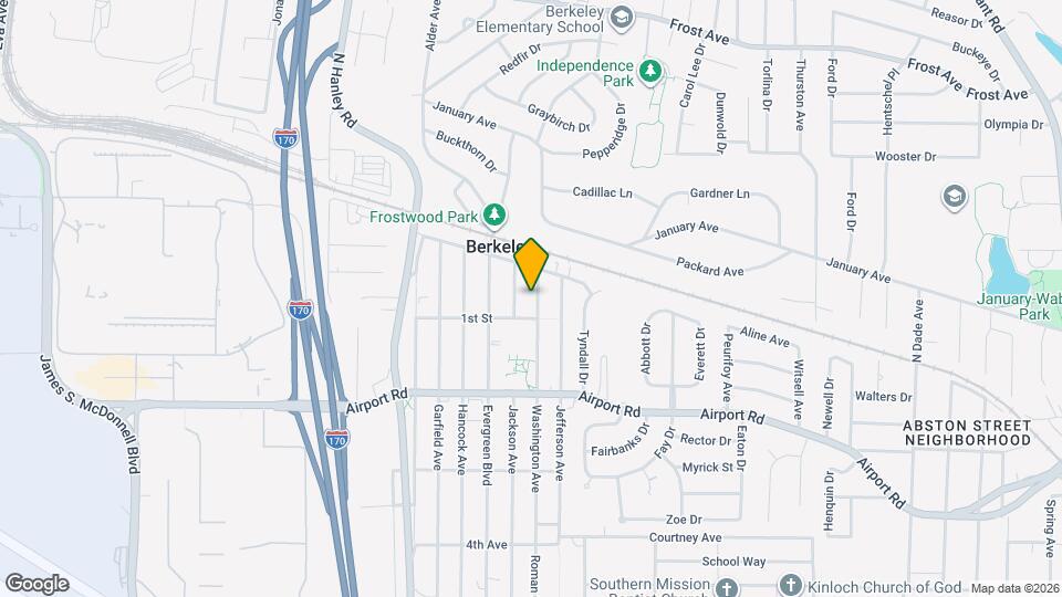 6315 Washington Ave Map and Location Details