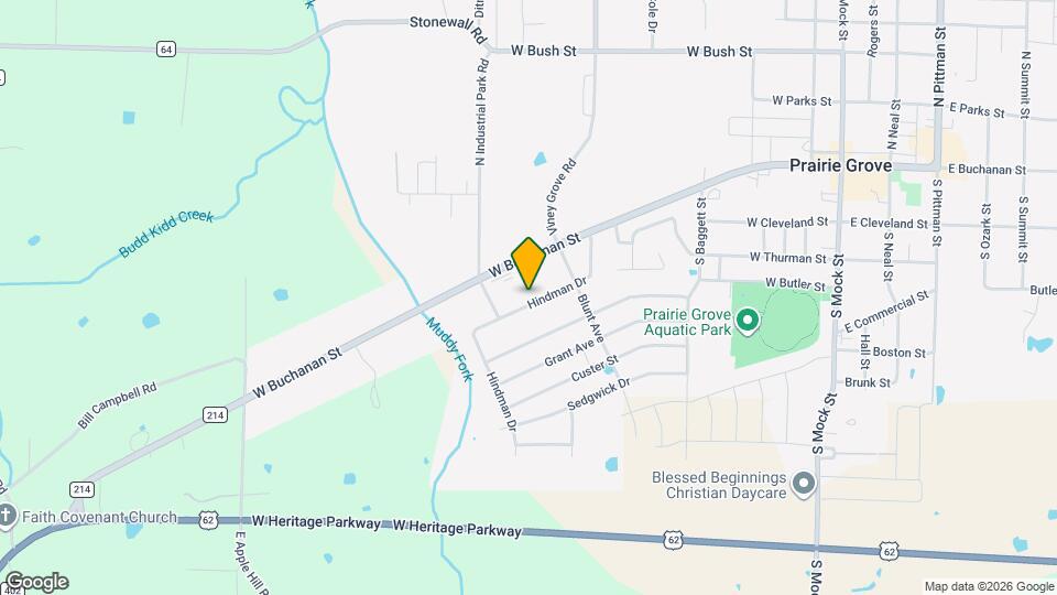 810 Hindman Dr Map and Location Details
