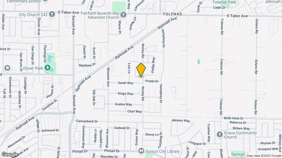 1300 Worley Rd Map and Location Details