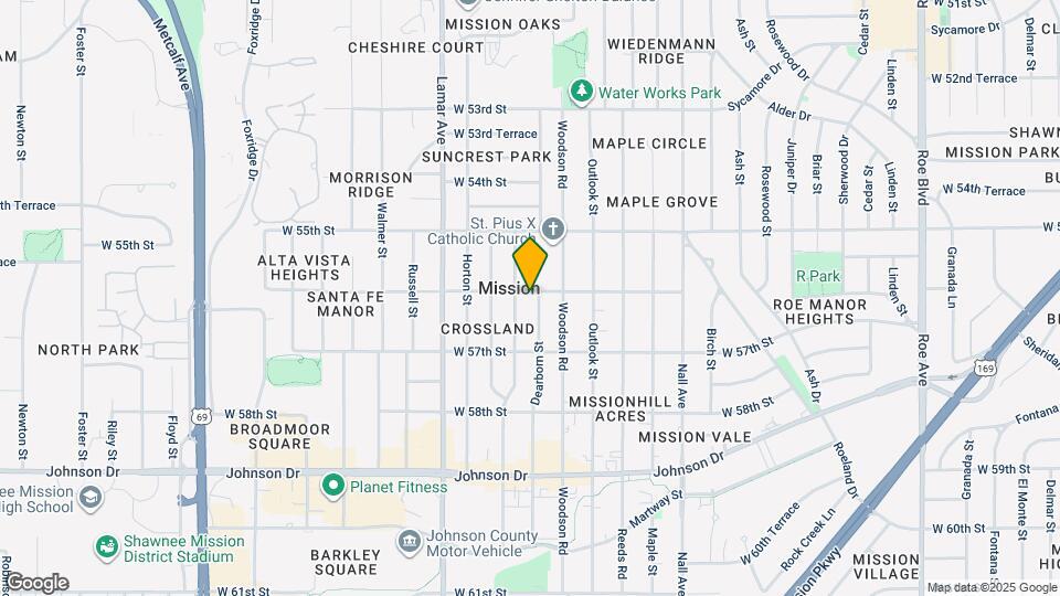 6001 W 56th St Map and Location Details