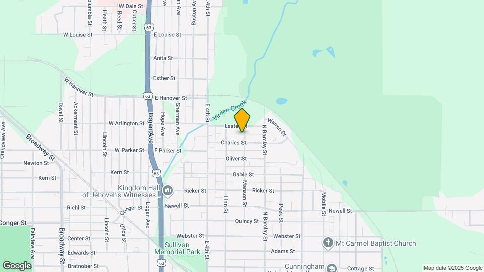 1213 Manson St Map and Location Details