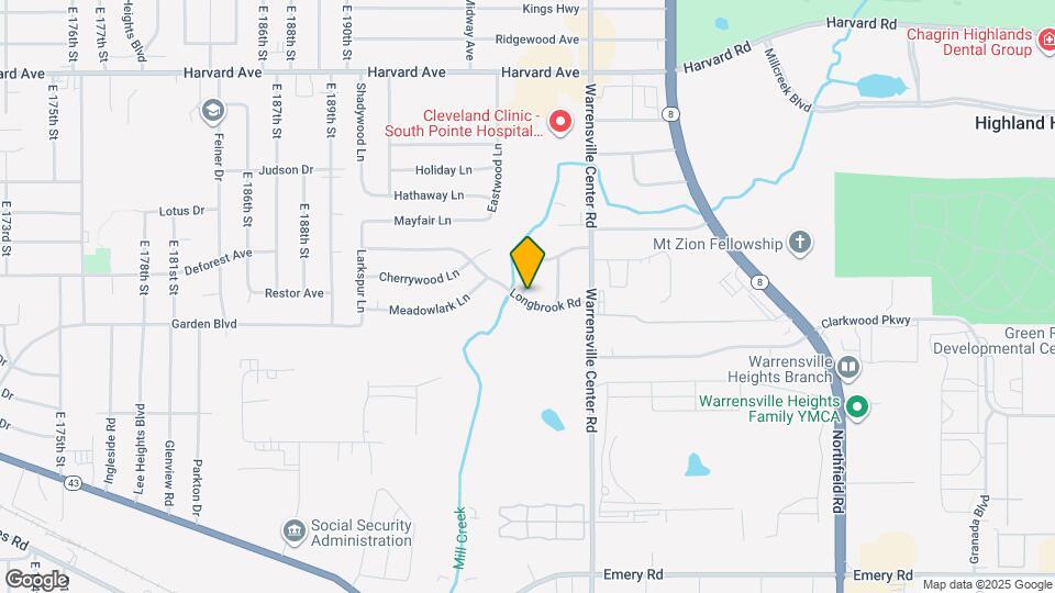 4281 Cricket Ln Map and Location Details