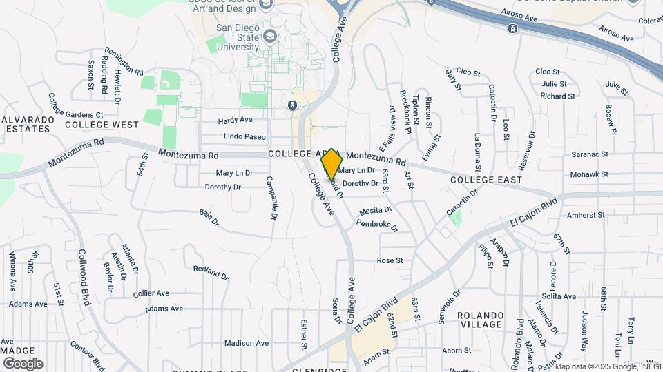 5024-5026 Rockford Dr Mapa y Detalles de la Ubicación