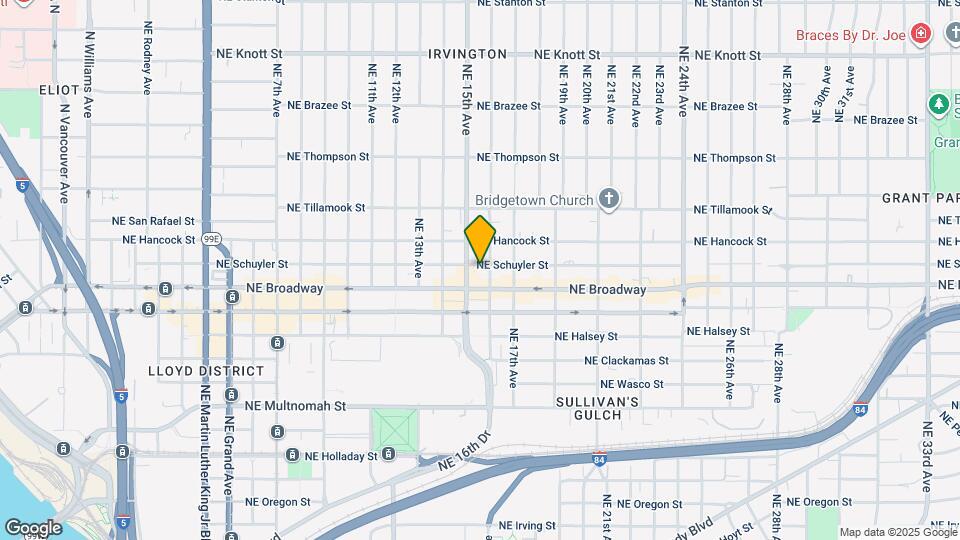1526 NE Schuyler St Map and Location Details