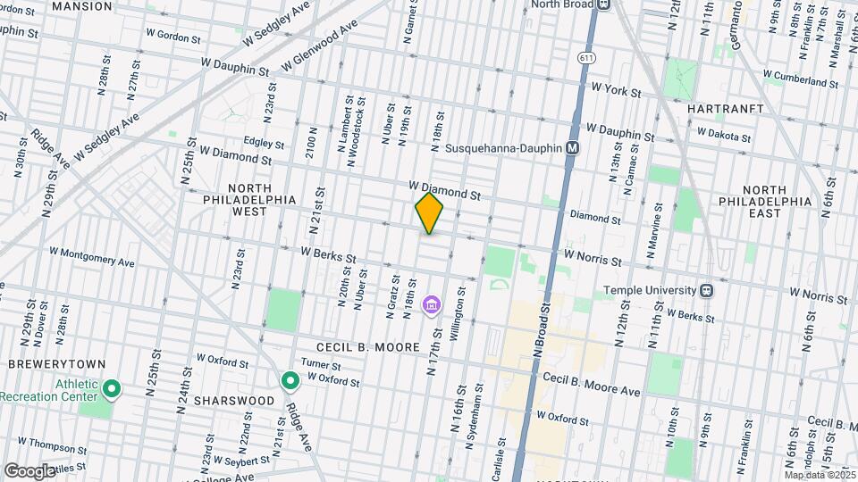 1725 Arlington St Map and Location Details