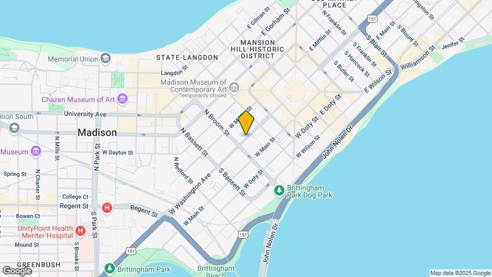 360 W Washington Ave, Unit G1 Map and Location Details