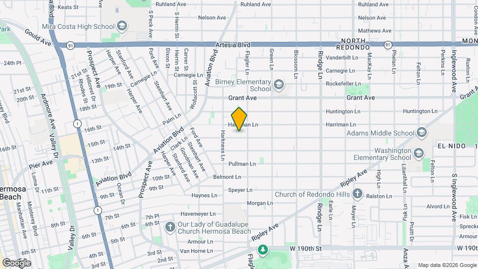 1815 Clark Ln Map and Location Details