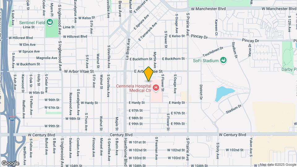 939 S Myrtle Ave Mapa y Detalles de la Ubicación